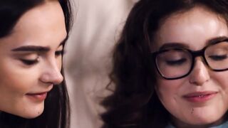 Bombshell Dark haired Aften Opal Caught Her Great Roommate Leana Lovings Masturbating