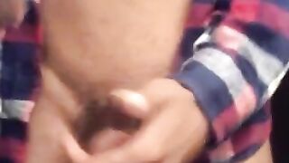 Big Black Cock Cousin Jacks Off