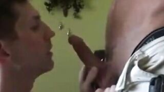 My Buddy Deepthroats and Takes My Cum Down His Throat 2