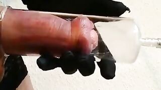 Big Cock Crossdresser Pumps Alone 2