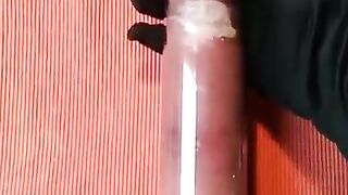 Big Cock Crossdresser Pumps Alone 2