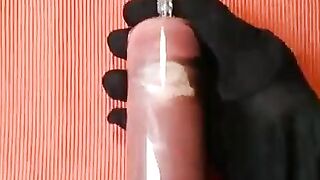 Big Cock Crossdresser Pumps Alone 2
