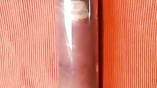 Big Cock Crossdresser Pumps Alone 2