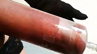Big Cock Crossdresser Pumps Alone 2
