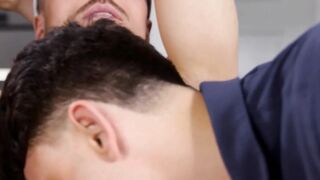 HETEROFLEXIBLE - Lusty Enzo Muller KNOWS How To Relieve His Injured Heterosexual Buddy Nate Rose