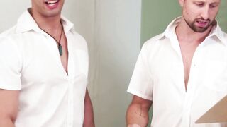 HETEROFLEXIBLE - Lusty Drew Dixon Offers His Perfect Butt To Newly Masseur Hung Stud
