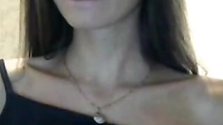 Skinny Amateur Girl Striptease on Webcam