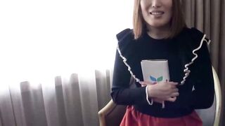 Amateur Miku Kanno from Tokyo comes to our hotel and gets naked for us