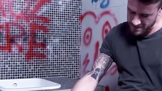 Adorable dark haired bimbos gets nailed into tha toilet
