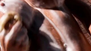 Big titted siren gets fuck public