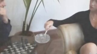 Trashy Hot gets boned inside groupsex