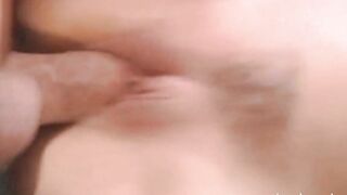 Blonde nympho fucking a enormous penis
