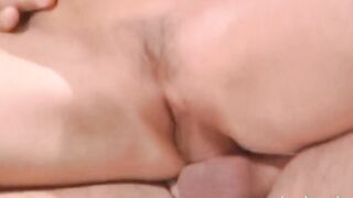 Blonde nympho fucking a enormous penis
