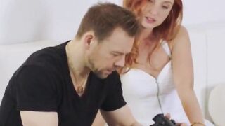 Red head loves passionate sex