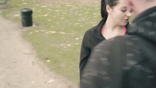 Workout ends with a cumshot