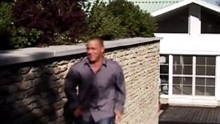 Blonde minx gets banged public