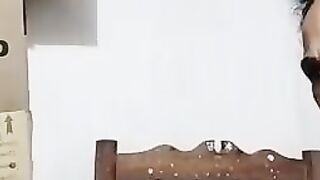 Drica fumando e chupando meu pal