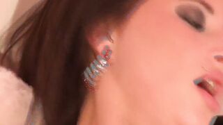 hot Beauty gets titty jizzed