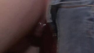 Cutie Bombshell gets rammed inside the barn