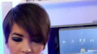 Super sexy dark haired fucking a biggest penis