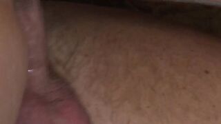 Lusty dark haired gets facial cumshot