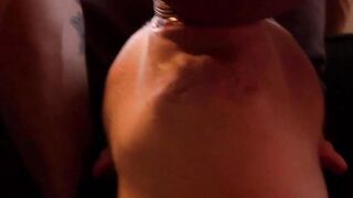 Euro dark haired fucker taking cock