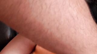 Euro dark haired fucker taking cock