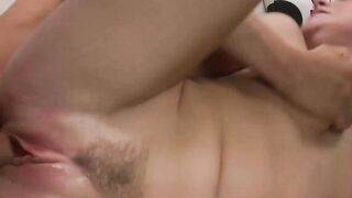 Dyke beauties sharing penis