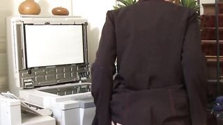 Office Goddess gets arse banged!