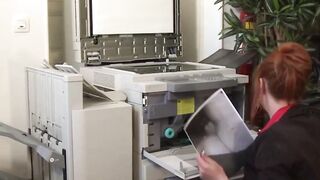 Office Goddess gets arse banged!