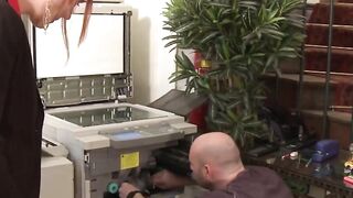 Office Goddess gets arse banged!