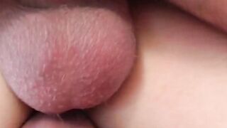 Short haired goddess gets double nailed
