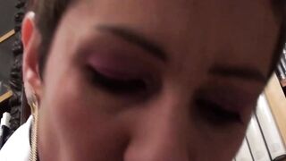 Slutty office Hottie masturbating