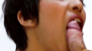 Tempting babe gets double banged