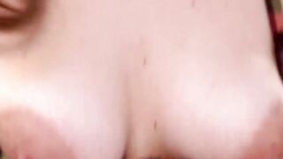 Pigtailed sexy tasting lollipop and sperm
