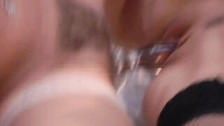 Dyke beauties sharing a glass vibrator