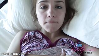Rosalyn Sphinx wakes up and wants a cummed. POV 1-2