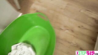 Stuck in the sink was my teenagers stepsister Liz Jordan