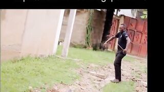 security guard fucked! a horny African Women