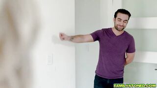 Stepson blackmails his beauty bratty stepmom and makes her fucked