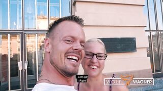 German Blondie JANA SCHWARZ PLOWED and fed CUM! WOLF WAGNER