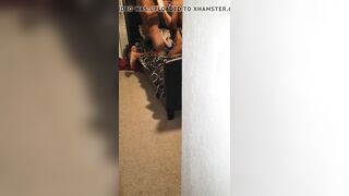 Asian fiance goes huge african penis