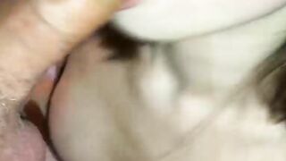 Fucked Girlfriend in Tight Ass Blowjob