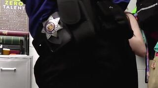 Chesty teen busted with stolen goods in her top