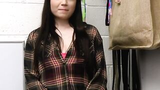 Chesty teen busted with stolen goods in her top