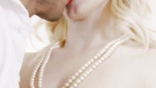 Panties performer takes on 2 dicks