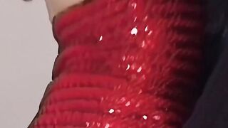 Amateur beauty getting facialized