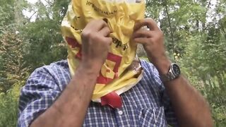 Big tit old bitch suck cock outdoor