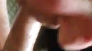 Older Guy Sucks Asian Cock