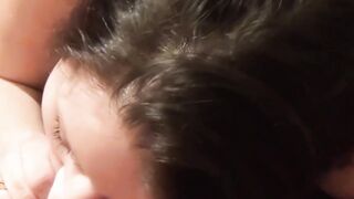 EU dark hair beauty offer oral sex